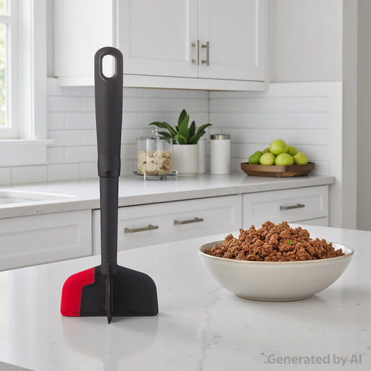 Mainstays Silicone Meat Masher and Chopper, Black