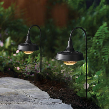 Corbyn Solar LED Pathway Light – Matte Black, 20 Lumens