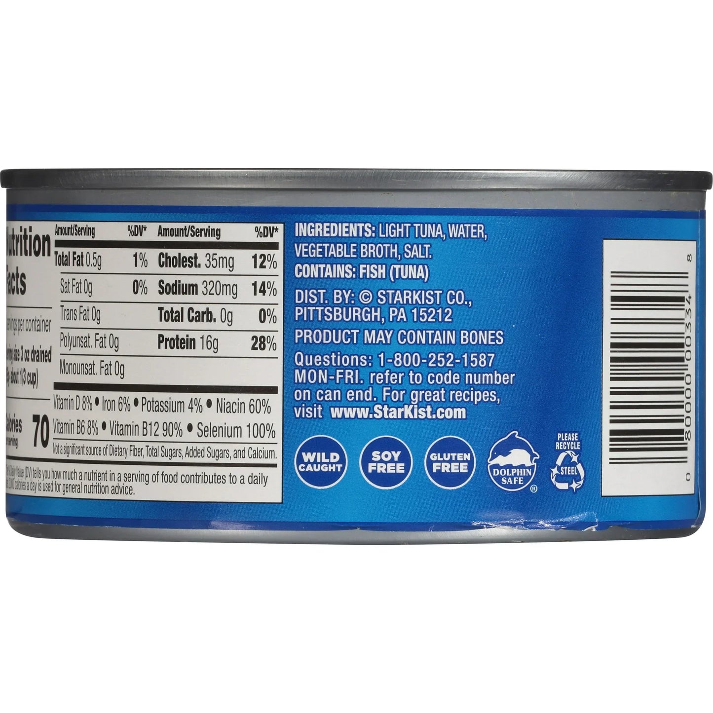 StarKist Chunk Light Tuna in Water, 12 oz