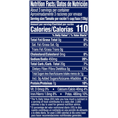 Bush's Black Beans, Canned Beans, 15 oz