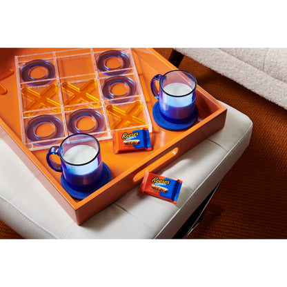 Reese's OREO Milk Chocolate and White Creme Snack Size Peanut Butter Cups Candy, Bag 8.8 oz