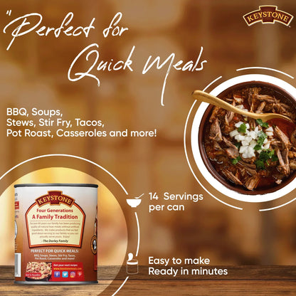 Keystone All Natural Beef, 28 oz Can