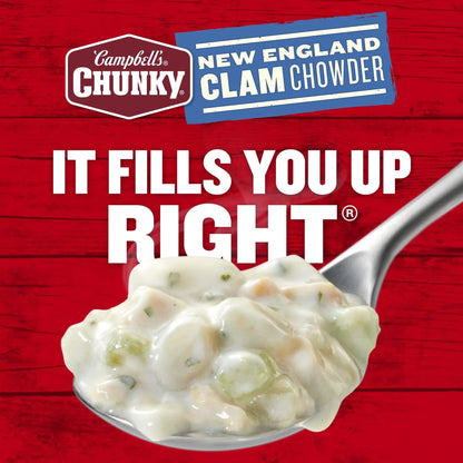 Campbell’s Chunky New England Clam Chowder, 18.8 oz
