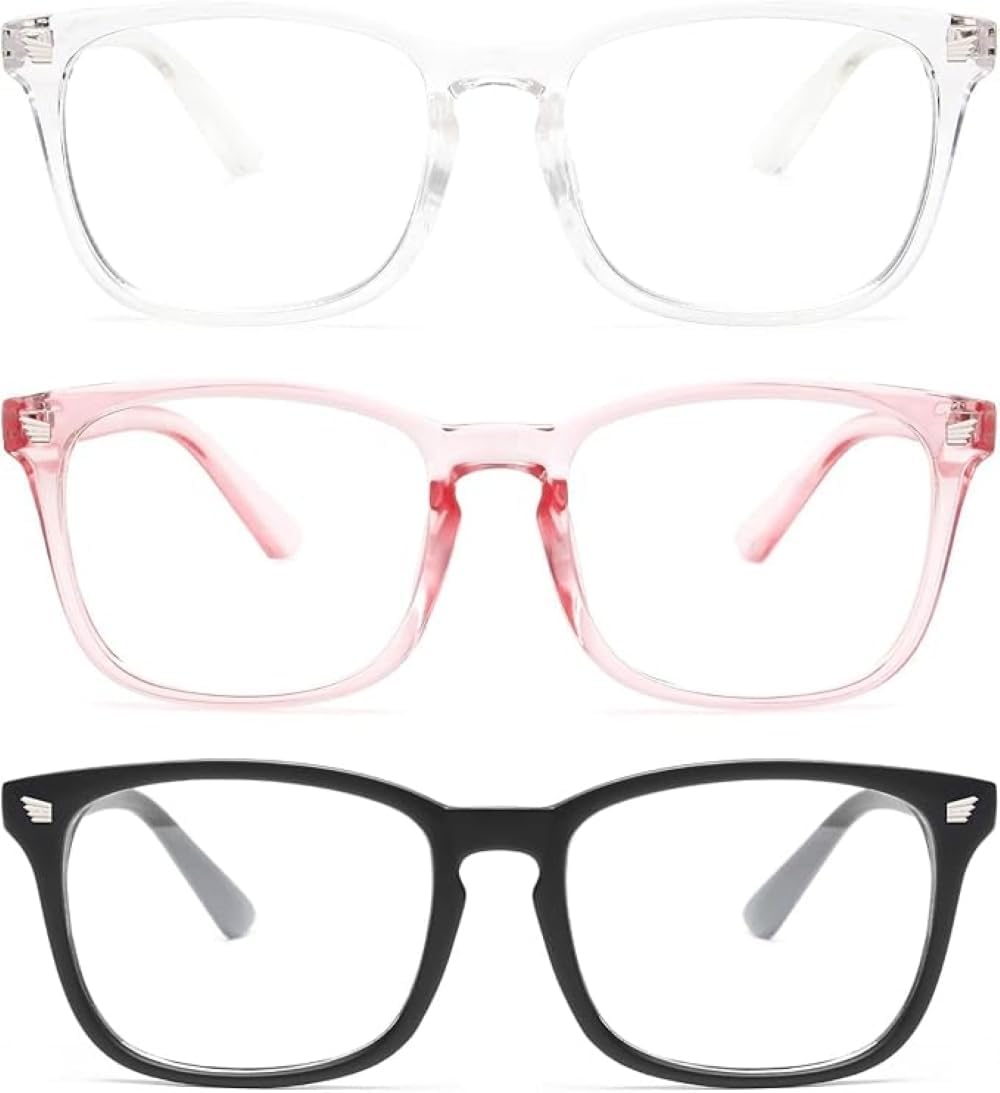 Blue Light Blocker Glasses – Square Anti-UV for All