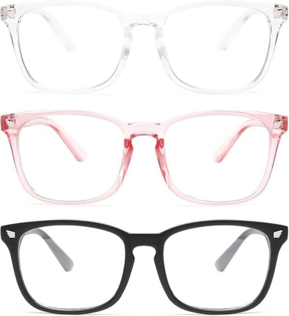 Blue Light Blocker Glasses – Square Anti-UV for All