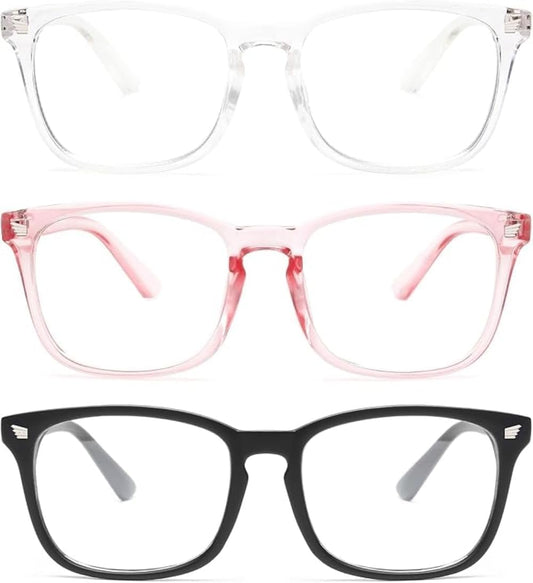 Blue Light Blocker Glasses – Square Anti-UV for All