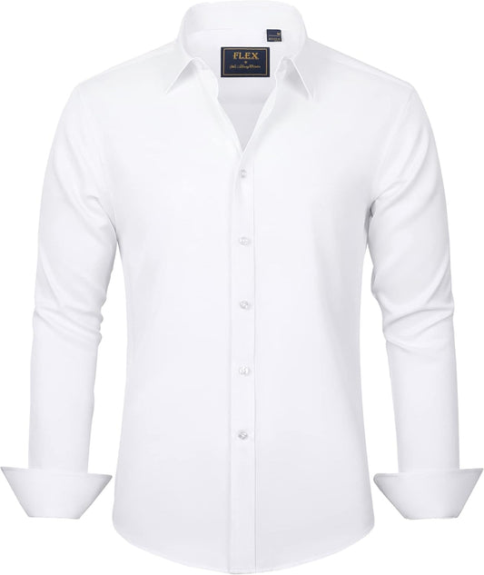 J.VER Men’s Stretch Formal Button-Down Shirt