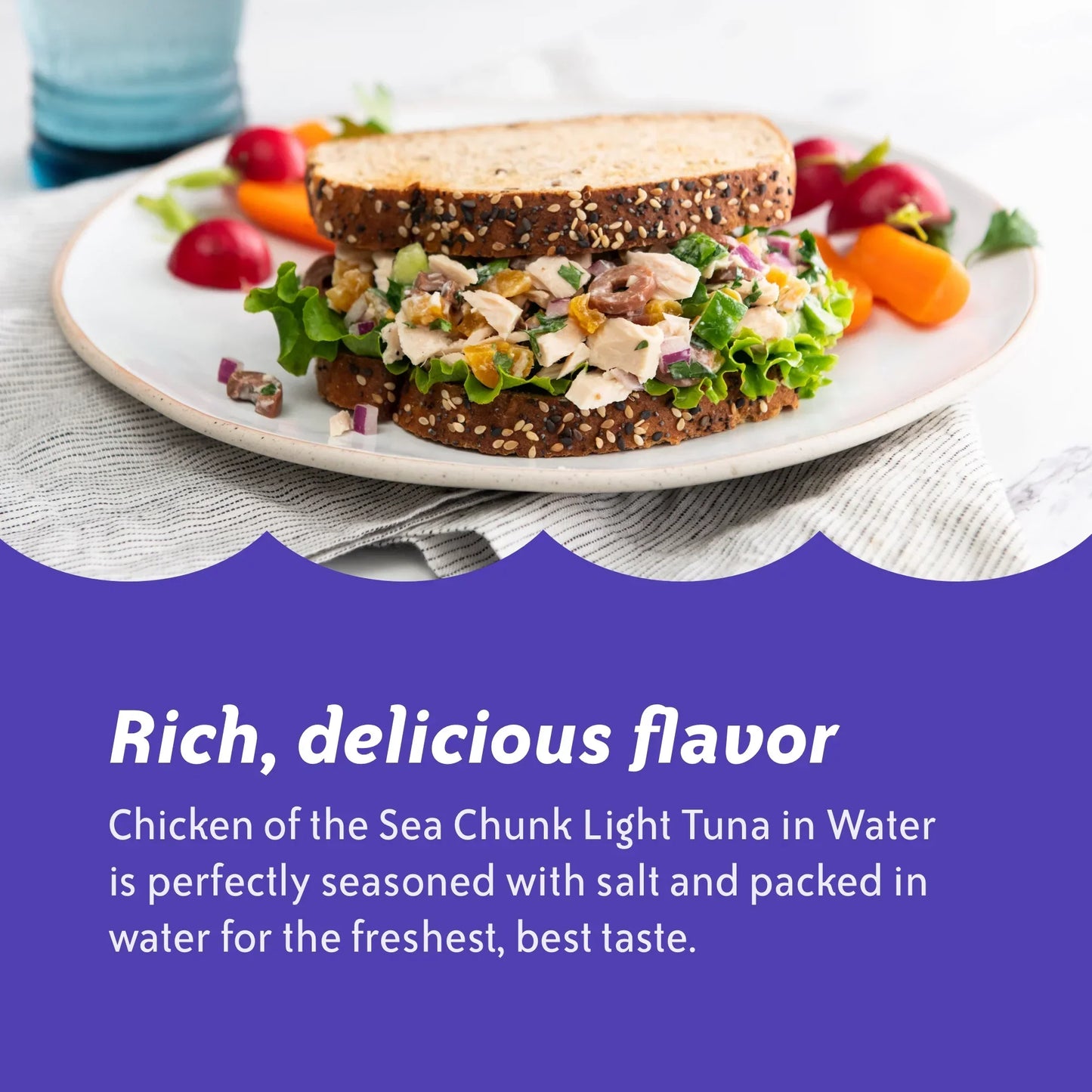 Chicken of the Sea Chunk Light Tuna In Water 4 - 5 oz Cans