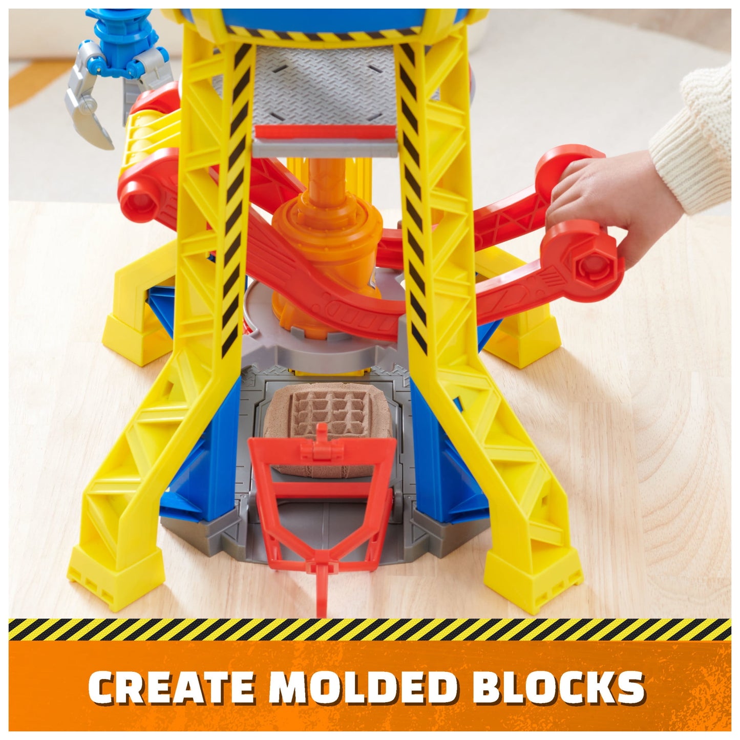 PAW Patrol, Rubble & Crew Bark Yard Crane Tower Playset with Action Figure and Vehicle, for Kids Age 3 and up