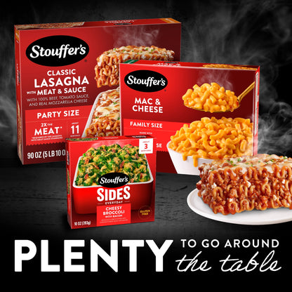 Stouffer's Classic Lasagna with Meat and Sauce, Party Size Pasta, Frozen Meals, 90 oz (Frozen) 