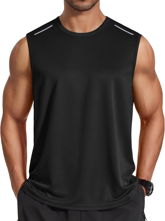 COOFANDY Men's Sleeveless Quick-Dry Gym Tank Top