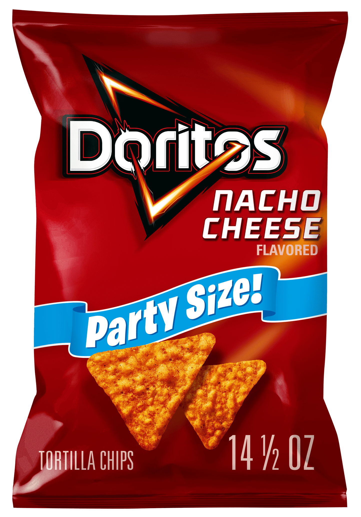 Doritos Nacho Cheese Chips, 14.5 oz Party Bag