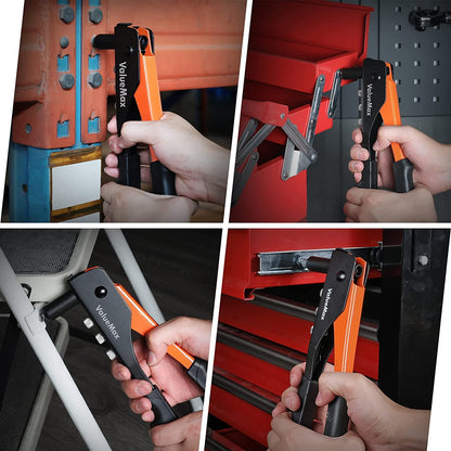 ValueMax 4-in-1 Rivet Gun Kit with 200 Rivets & 4 Nosepieces