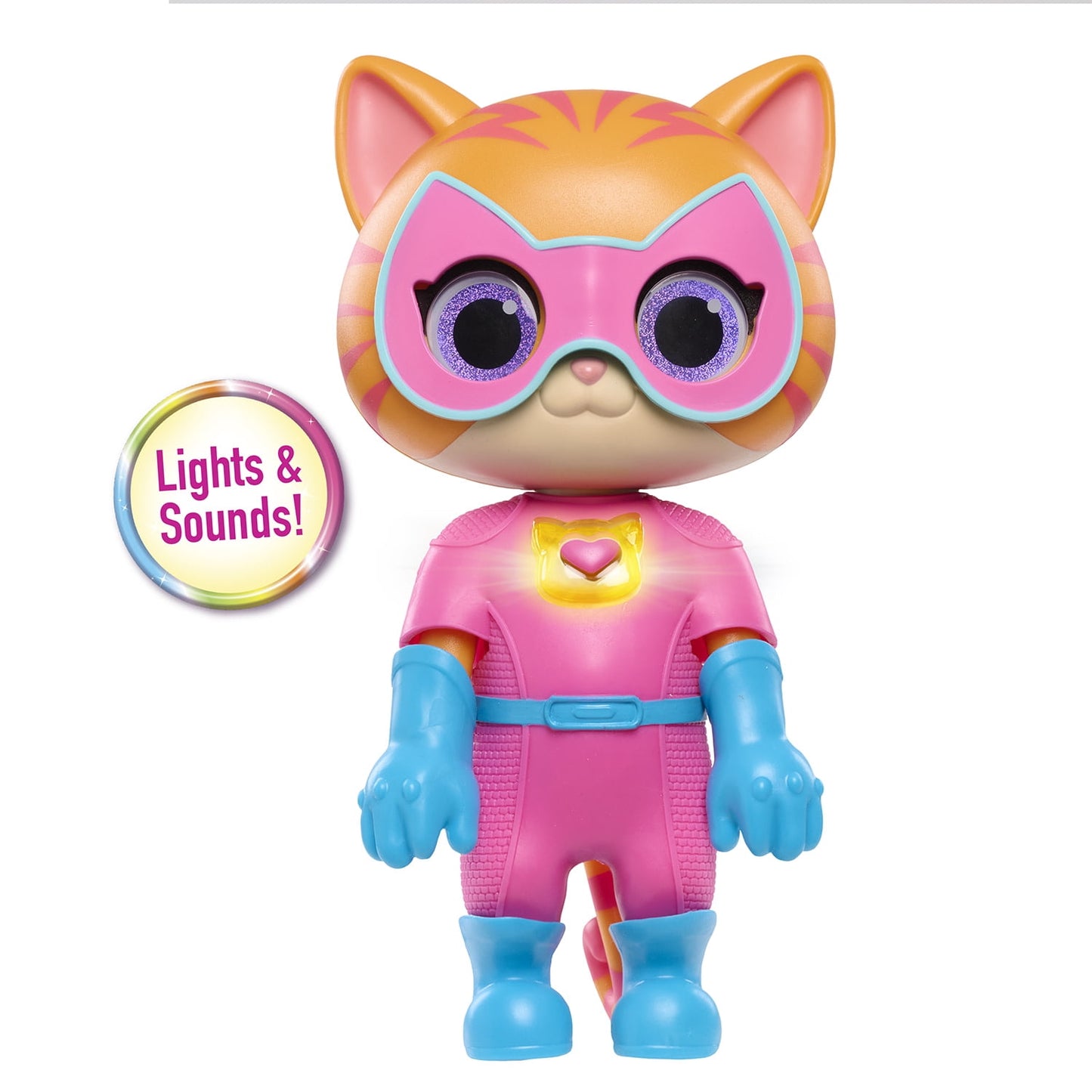 Disney Junior SuperKitties Cat-Tastic Transforming Ginny - Interactive Electronic Toy for Kids, Ages 3 and Up