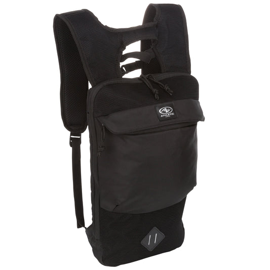 Athletic Works 7.5L Black Slim Sports/Workout Backpack, Unisex