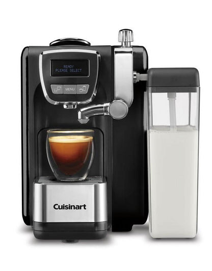 Cuisinart EM-25 Defined, Cappuccino & Latte Espresso Machine, 13.5"(L) x 8.0"(W) x 10.0"(H), Black