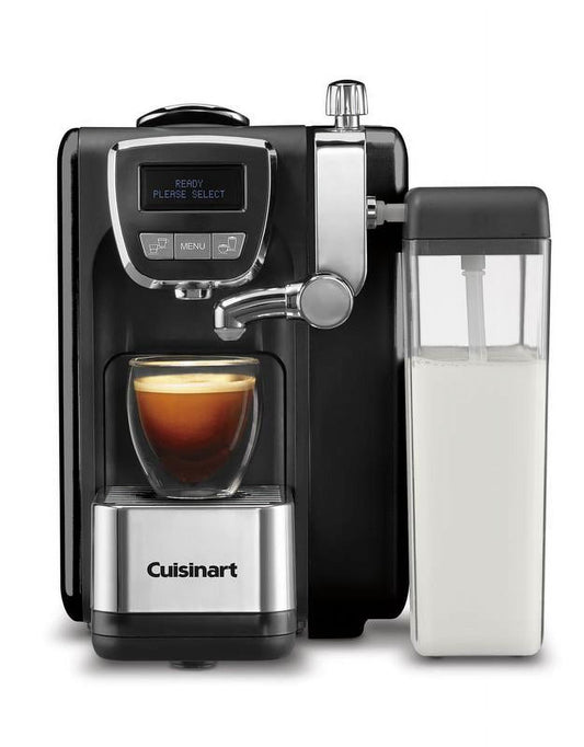 Cuisinart EM-25 Defined, Cappuccino & Latte Espresso Machine, 13.5"(L) x 8.0"(W) x 10.0"(H), Black