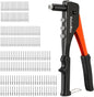 ValueMax 4-in-1 Rivet Gun Kit with 200 Rivets & 4 Nosepieces