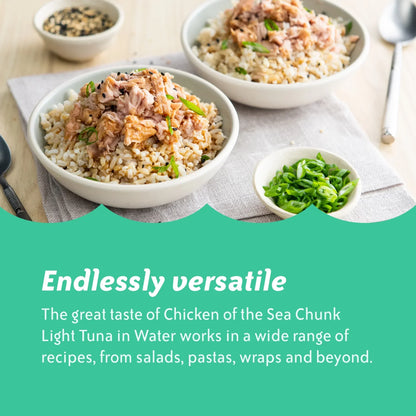 Chicken of the Sea Chunk Light Tuna In Water 4 - 5 oz Cans