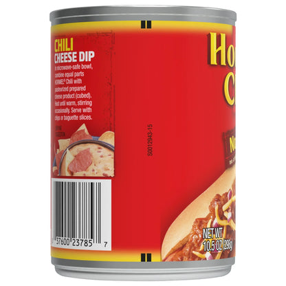 HORMEL Chili, Beef and Pork, No Beans Canned Chili, No Artificial Ingredients, Shelf-Stable, 10.5 oz Steel Can