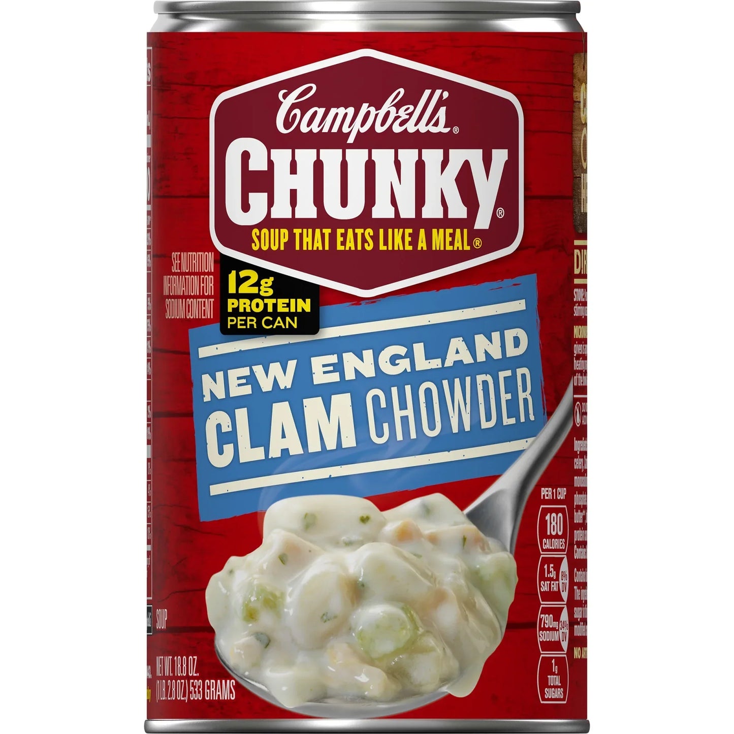 Campbell’s Chunky New England Clam Chowder, 18.8 oz