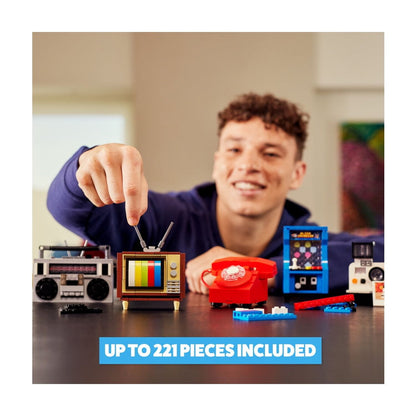 MAX Build More Premium Retro Building Bricks (Assorted) Novelty Unboxing Toy Collectible Mini's by ZURU