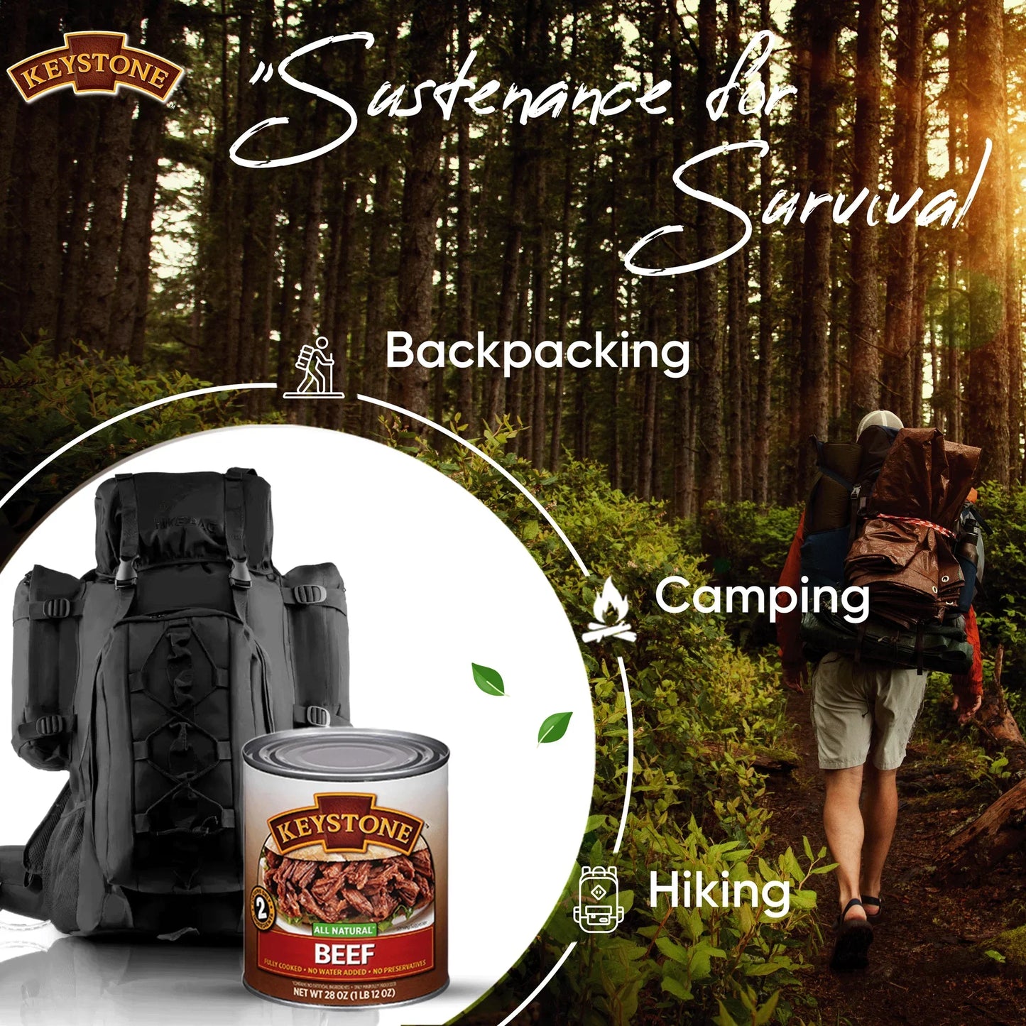 Keystone All Natural Beef, 28 oz Can